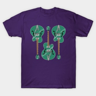 Triple Emerald Guitar T-Shirt